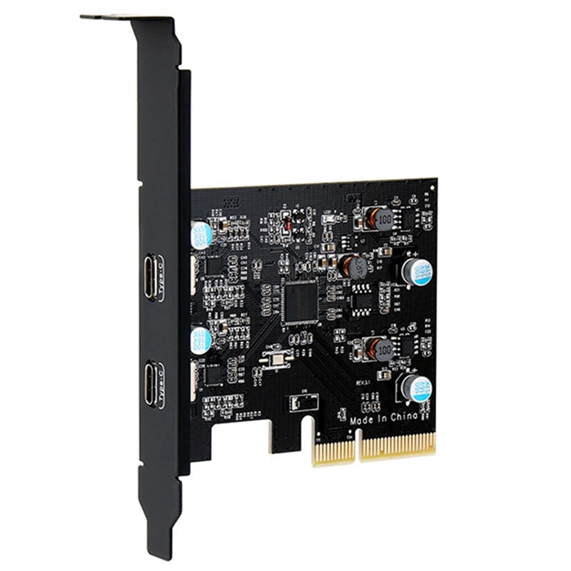 Pcie to USB-C Expansion Card Pcie X4 to Two-Port USB-C Adapter Card USB-C Adapter Card 10Gbps
Pcie to USB-C Expansion Card Pcie X4 to Two-Port USB-C Adapter Card USB-C Adapter Card 10Gbps