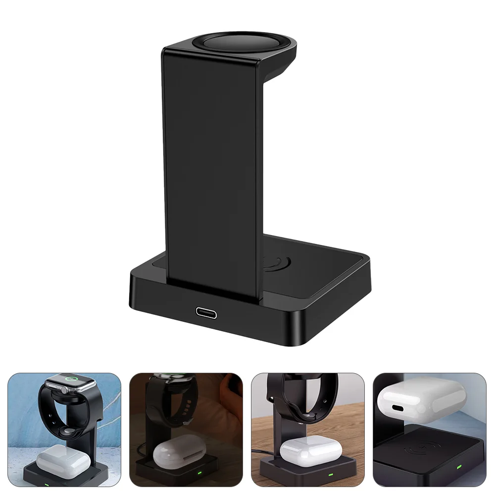 1Pc Portable Stylish Charging Bracket Wireless Earphone Two-In-One Charging Base 
1Pc Portable Stylish Charging Bracket Wireless Earphone Two-In-One Charging Base