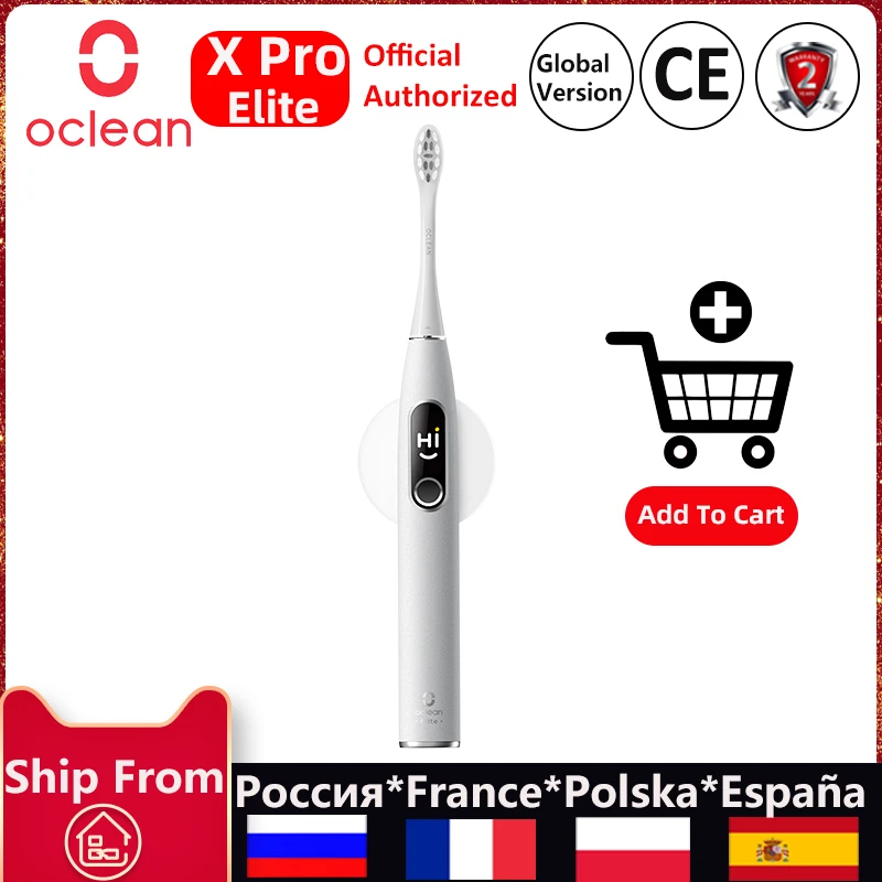 New Oclean X Pro Elite Electric Toothbrush For Adult Sonic Clean Teeth Smart IPX7 Water Proof Fast Charging Upgrade For X Pro
New Oclean X Pro Elite Electric Toothbrush For Adult Sonic Clean Teeth Smart IPX7 Water Proof Fast Charging Upgrade For X Pro