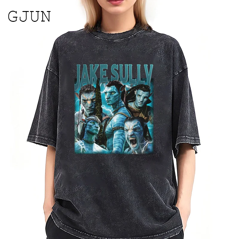 Jake Sully Graphic T Shirts for Women Men Vintage Unisex T-Shirt 90S Short Sleeve Tees Cotton Washed Tops Streetwear Y2k Clothes
Jake Sully Graphic T Shirts for Women Men Vintage Unisex T-Shirt 90S Short Sleeve Tees Cotton Washed Tops Streetwear Y2k Clothes
