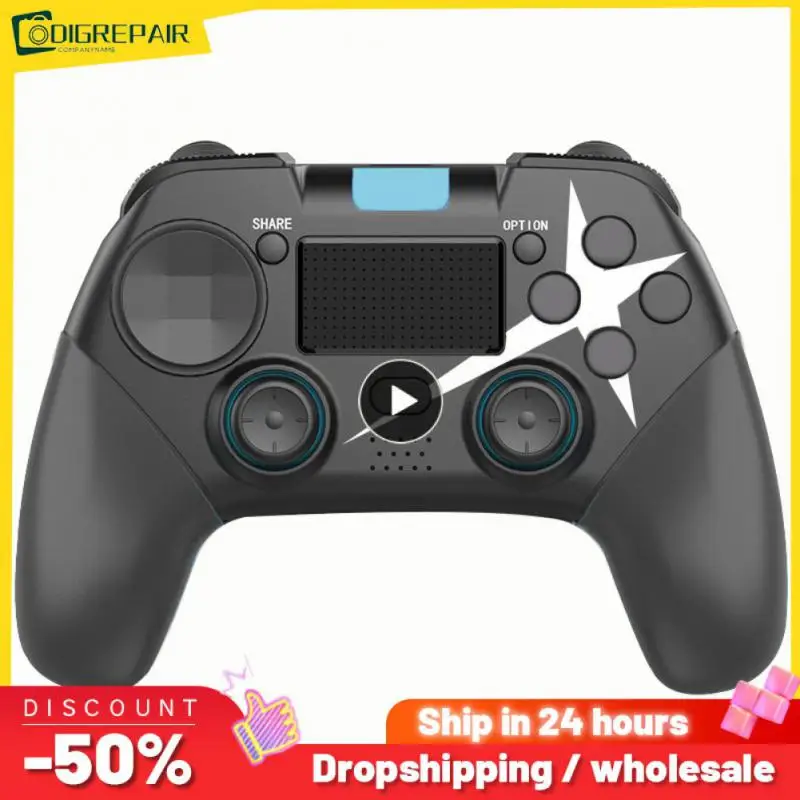 

Handle New Upgrade 1000mah Controller Wireless Touch Screen Vibration Six Axis Gaming Console Abs Material Gamepad