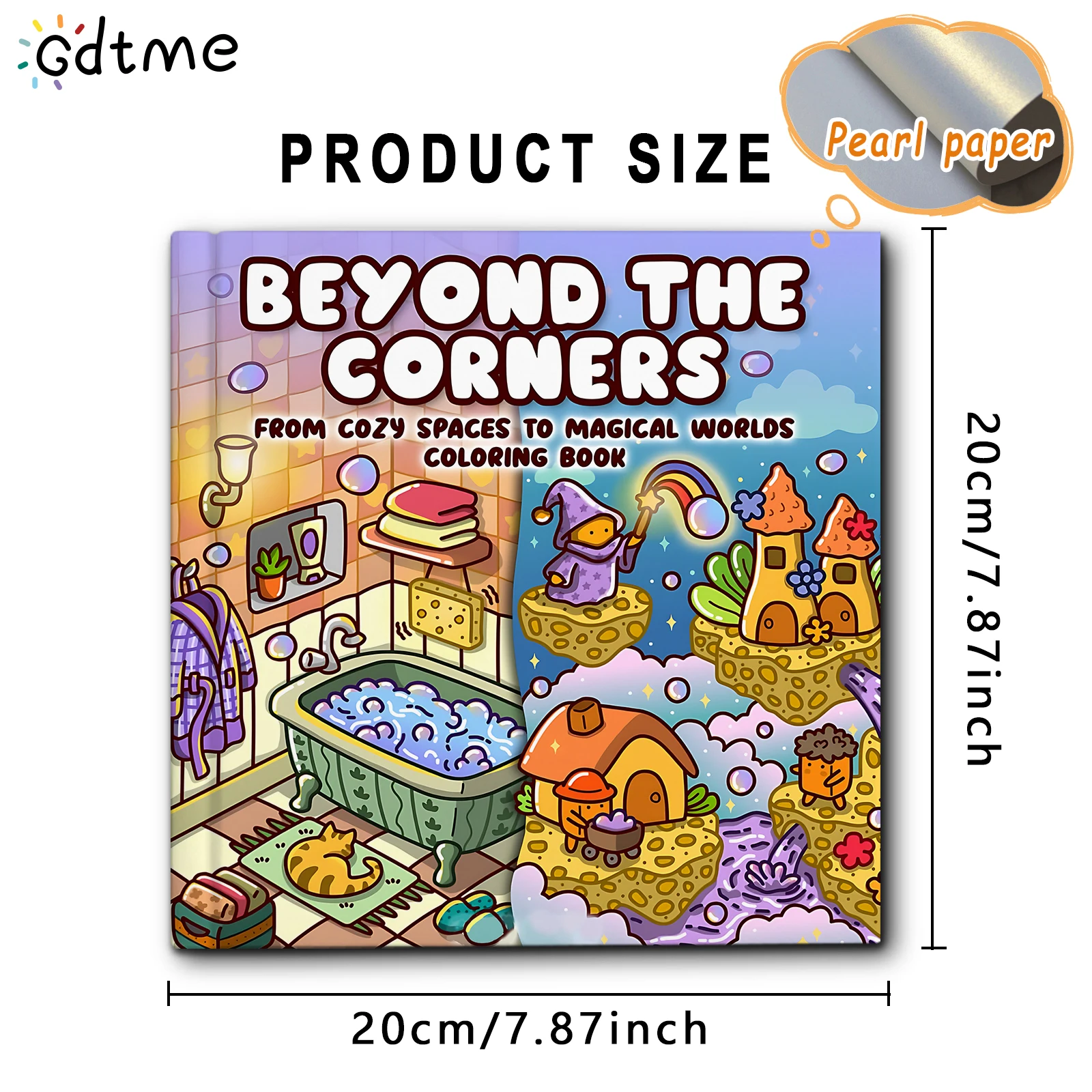 Книжка-раскраска BEYOND THE CORNERS для взрослых
Книжка-раскраска BEYOND THE CORNERS для взрослых