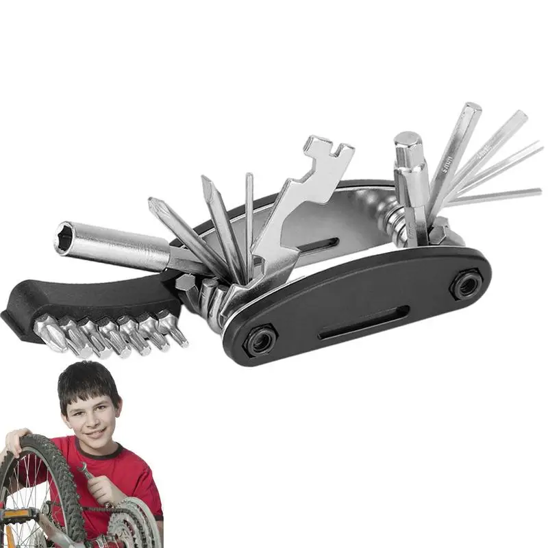 Portable Compact 21 in 1 Multitool for Bicycles Multi Function Repair Tool Accessories for Repairing Road and Mountain Bikes
Portable Compact 21 in 1 Multitool for Bicycles Multi Function Repair Tool Accessories for Repairing Road and Mountain Bikes