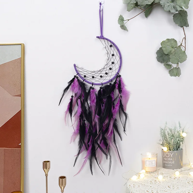 Moon Dream Catcher Pendant Living Room Bedroom Pendant Wind Chime Creative Home Gift Girl Birthday Gift Wedding Decoration
Moon Dream Catcher Pendant Living Room Bedroom Pendant Wind Chime Creative Home Gift Girl Birthday Gift Wedding Decoration