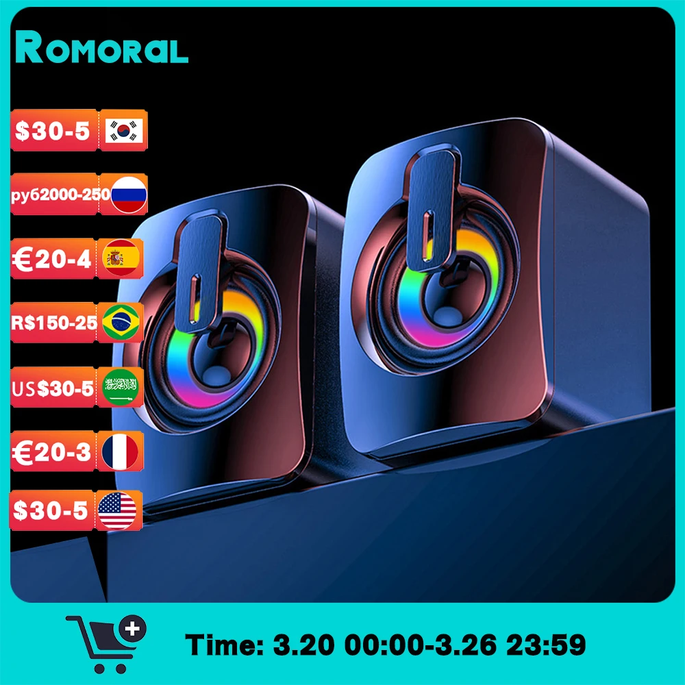 Computer Speaker Mini USB Wired Speakers 3D Stereo Sound Surround Loudspeaker For PC Laptop Notebook Desktop computer audio
Computer Speaker Mini USB Wired Speakers 3D Stereo Sound Surround Loudspeaker For PC Laptop Notebook Desktop computer audio