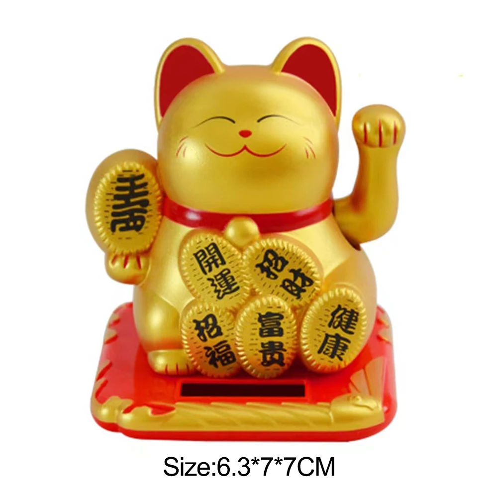 Fine Workmanship Lucky Cat Solar Decorations Automatic Cute Cat Shape Environmentally Friendly High-quality Plastic
Fine Workmanship Lucky Cat Solar Decorations Automatic Cute Cat Shape Environmentally Friendly High-quality Plastic