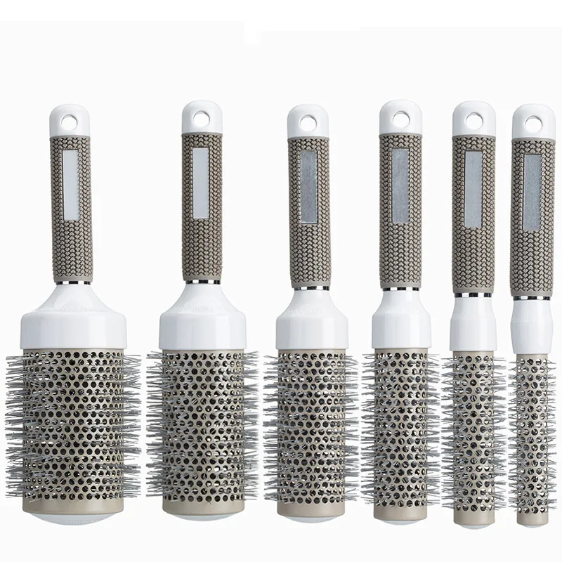 Professional Hair Dressing Brushes High Temperature Resistant Ceramic Iron Round Comb (19mm) 5 size Hair Styling Tool Hairbrush
Professional Hair Dressing Brushes High Temperature Resistant Ceramic Iron Round Comb (19mm) 5 size Hair Styling Tool Hairbrush