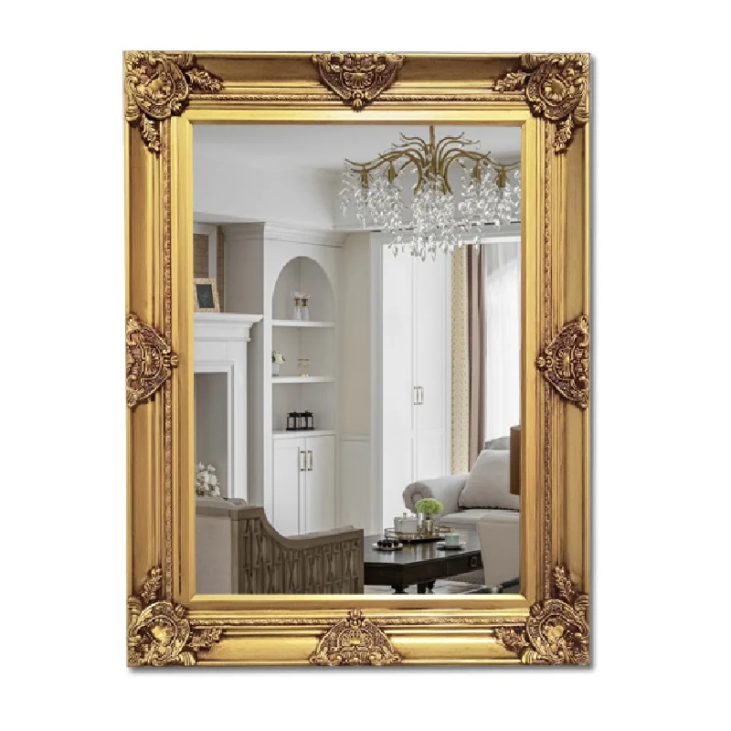European Style Retro Square Bathroom Mirror Oil Painting Solid Wood Frame Light Luxury Carved Hanging Bathroom Mirror Frame
European Style Retro Square Bathroom Mirror Oil Painting Solid Wood Frame Light Luxury Carved Hanging Bathroom Mirror Frame