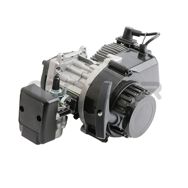 Мотоцикл 43cc 47cc 49cc 2-тактный двигатель мини quad rocket карманный велосипед ATV pull start