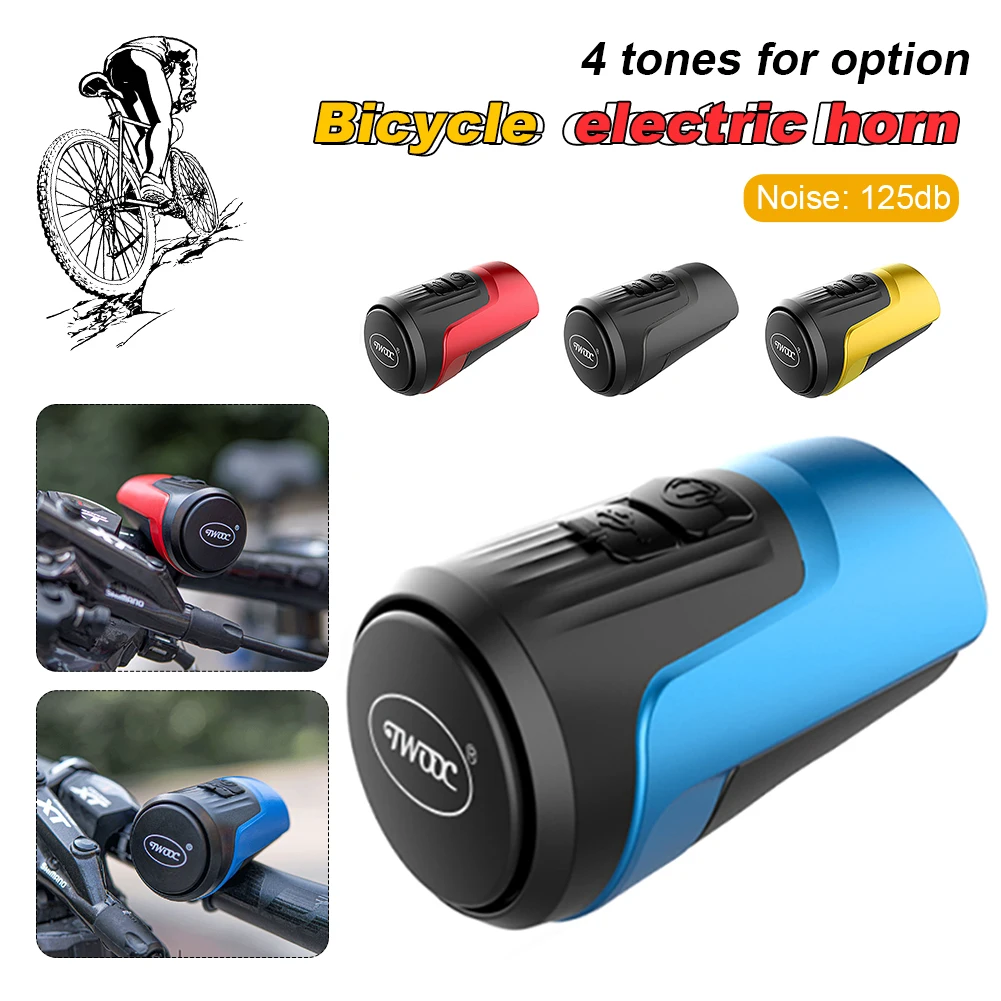 New 4 Tones Bicycle Electronic Bell Scooter E-bike Siren Horn Burglar Alarm USB Charge 125DB Cycling Audio Warning Anti-theft
New 4 Tones Bicycle Electronic Bell Scooter E-bike Siren Horn Burglar Alarm USB Charge 125DB Cycling Audio Warning Anti-theft