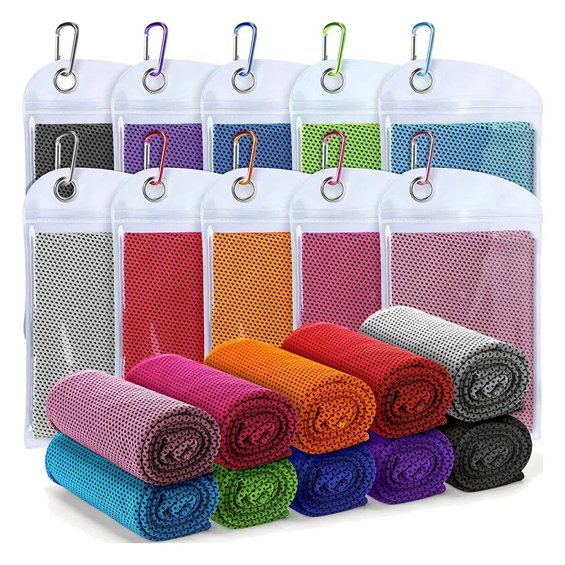 SEWS-20 Packs Cooling Ice Towel Microfiber Sports Breathable Towel With Bag,For Yoga Gym Golf Workout Travel Camping Beach
SEWS-20 Packs Cooling Ice Towel Microfiber Sports Breathable Towel With Bag,For Yoga Gym Golf Workout Travel Camping Beach