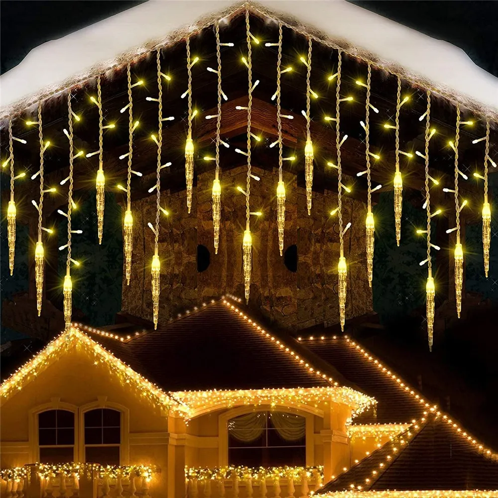 Christms Festoon LED Icicle Firy Curtin Light 3.5/4M Wterfll Outdoor Eves Christms Decortion EU/US Plug In String Light
Christms Festoon LED Icicle Firy Curtin Light 3.5/4M Wterfll Outdoor Eves Christms Decortion EU/US Plug In String Light