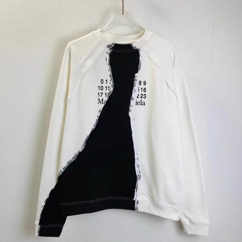 23ss Fashion New Mm6 Margiela Hoodies Classic Splash-ink Digital Print Roundneck Pullover Men Women Loose Hooded Sweatshirts
23ss Fashion New Mm6 Margiela Hoodies Classic Splash-ink Digital Print Roundneck Pullover Men Women Loose Hooded Sweatshirts