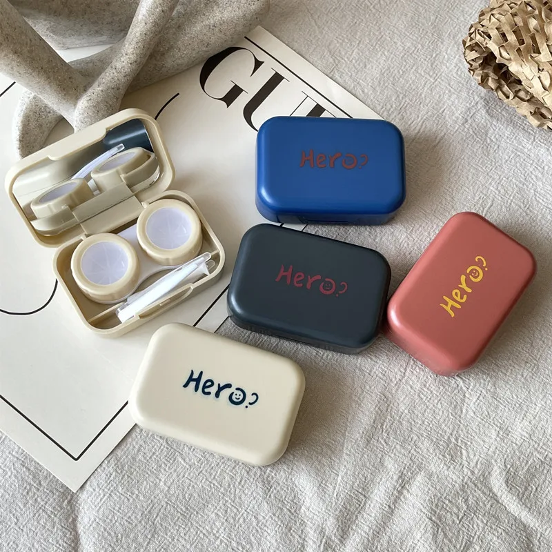 Hero Creative Letters Lens Container 1pcs Contact Lens Case Women Mini Contact Lens Storage Box Portable Travel Set
Hero Creative Letters Lens Container 1pcs Contact Lens Case Women Mini Contact Lens Storage Box Portable Travel Set