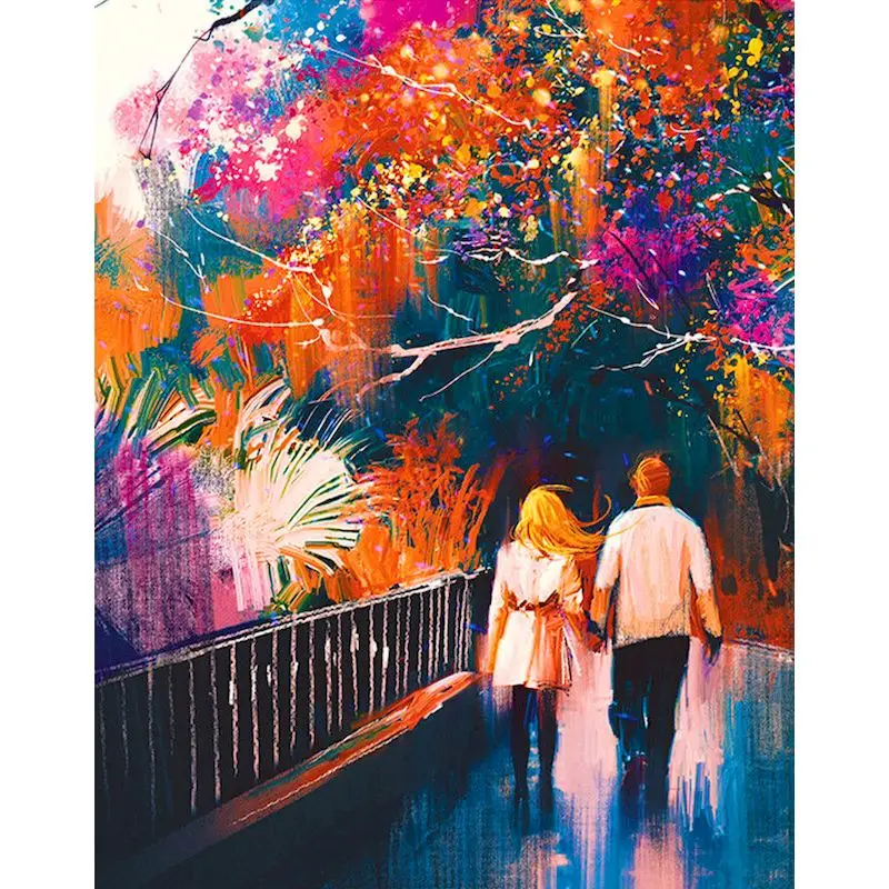 GATYZTORY Abstract Picture Diy Painting By Numbers Adults Lovers Walking Scenery Drawing On Numbers Diy Gift Home Decors 60x75cm
GATYZTORY Abstract Picture Diy Painting By Numbers Adults Lovers Walking Scenery Drawing On Numbers Diy Gift Home Decors 60x75cm
