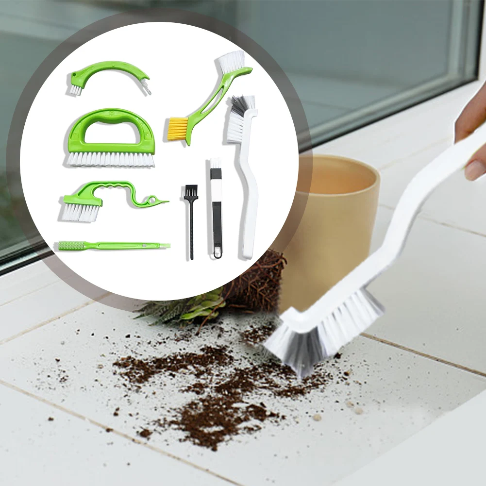 8pcs / set Tile Brushes Grout Cleaner Joint Scrubber for Cleaning Bathroom Kitchen Cleaning Brush Set Groove Gap Handheld 
8pcs / set Tile Brushes Grout Cleaner Joint Scrubber for Cleaning Bathroom Kitchen Cleaning Brush Set Groove Gap Handheld