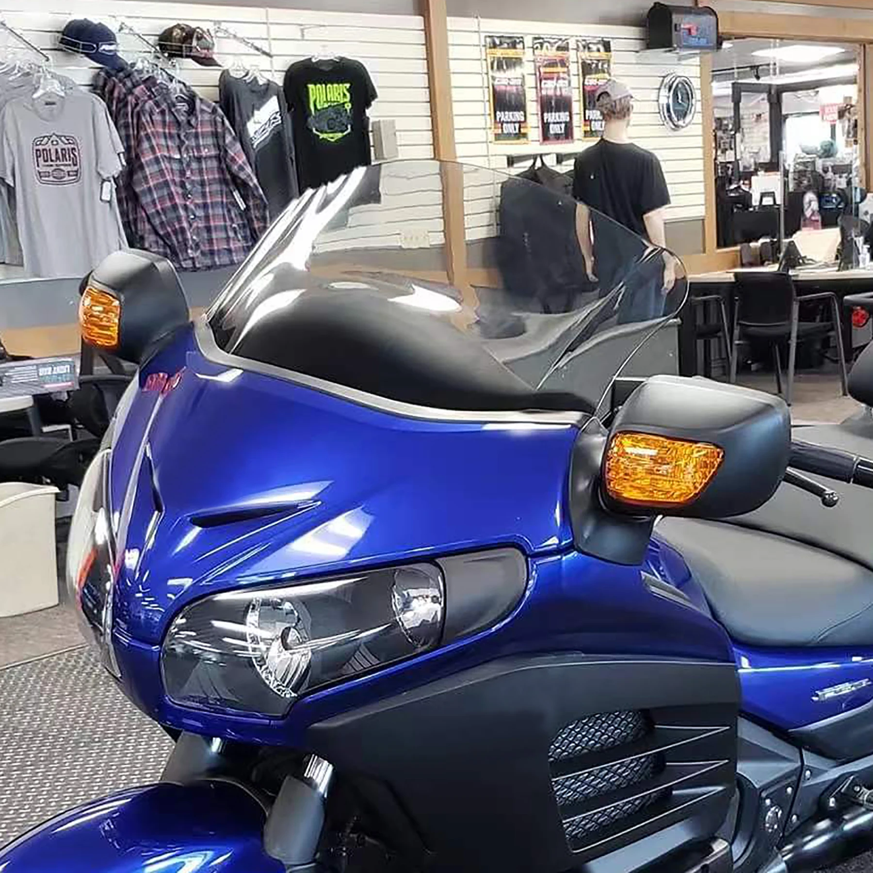 2013-2017 For Honda Gold Wing GL1800B F6B Motorcycle Heightened Windshield Windscreen Deflector Spoiler Suitable Dark Gray PC
2013-2017 For Honda Gold Wing GL1800B F6B Motorcycle Heightened Windshield Windscreen Deflector Spoiler Suitable Dark Gray PC