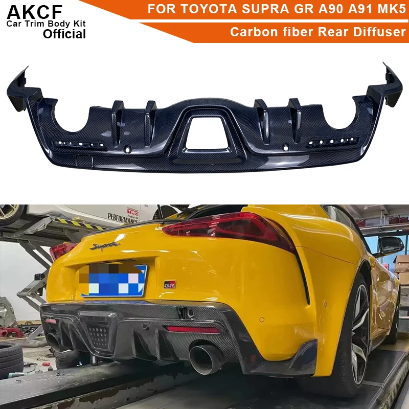 Задний диффузор OME Style из углеродного волокна для Toyota Supra GR A90 A91 MK5, обновленный разветвитель заднего бампера, диффузор для губ, отделка крышки
Задний диффузор OME Style из углеродного волокна для Toyota Supra GR A90 A91 MK5, обновленный разветвитель заднего бампера, диффузор для губ, отделка крышки