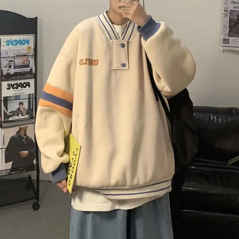 2022SS hip hop Sweatshirt men women's pullover baseball uniform trend Korean preppy casual all-match loose high street jacket
2022SS hip hop Sweatshirt men women's pullover baseball uniform trend Korean preppy casual all-match loose high street jacket