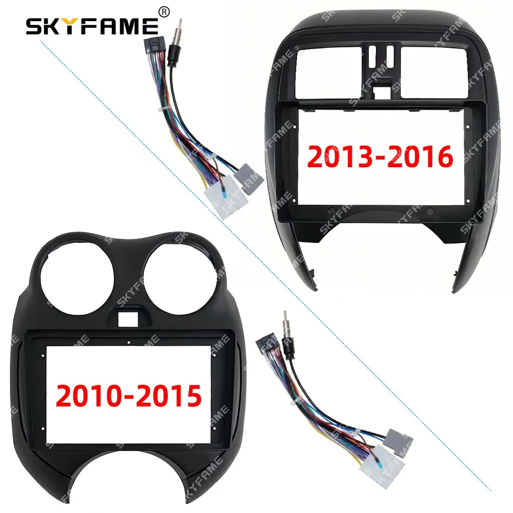 SKYFAME Car Frame Fascia Adapter For Nissan March 2010 Android Radio Dash Fitting Panel Kit
SKYFAME Car Frame Fascia Adapter For Nissan March 2010 Android Radio Dash Fitting Panel Kit
