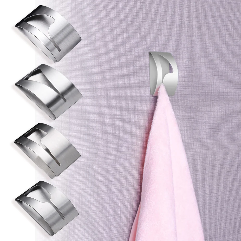 1PC Self Adhesive Towel Hook Holder Grabber Stainless Steel Towel Hook Wall Towel Hangers Rack Holders for Bathroom Kitchen
1PC Self Adhesive Towel Hook Holder Grabber Stainless Steel Towel Hook Wall Towel Hangers Rack Holders for Bathroom Kitchen