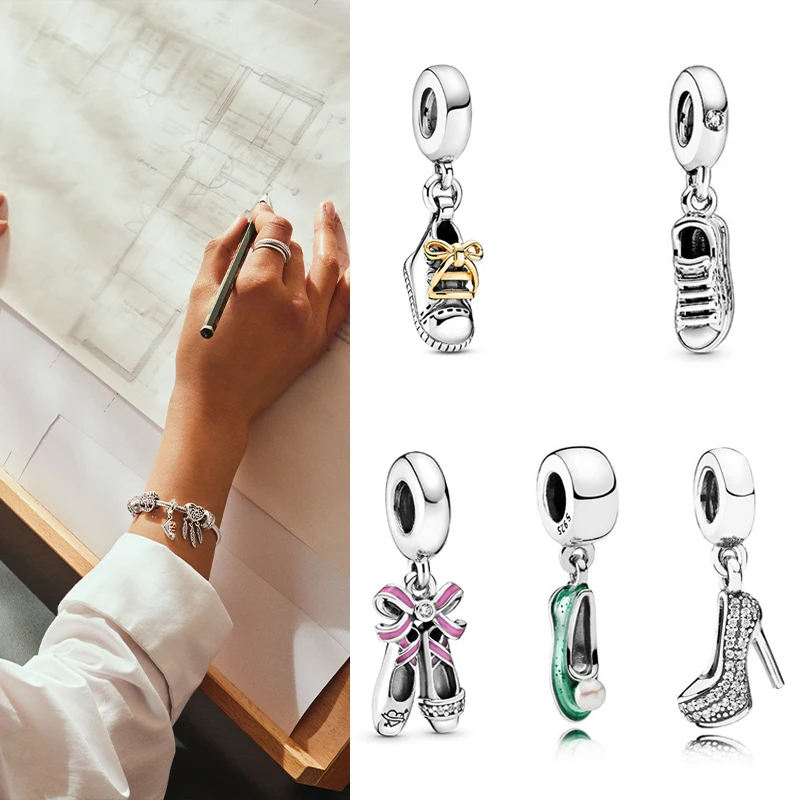 925 sterling silver new children's shoes running shoes pendant suitable for the original Pandora women's bracelet DIY jewelry
925 sterling silver new children's shoes running shoes pendant suitable for the original Pandora women's bracelet DIY jewelry