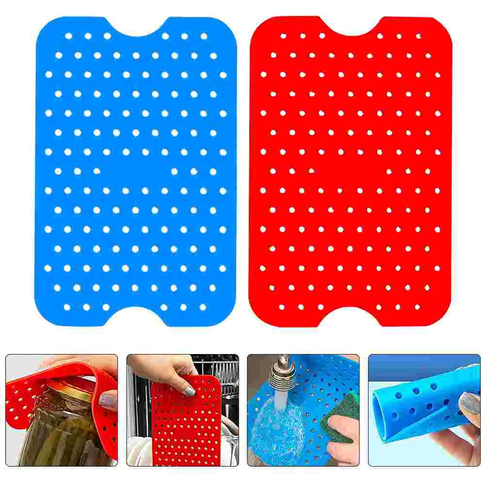 Air Fryer Mats Silicone Reusable Cooking Kitchen Home Tools Baking Basket Steaming Square Stick Non Accessories
Air Fryer Mats Silicone Reusable Cooking Kitchen Home Tools Baking Basket Steaming Square Stick Non Accessories