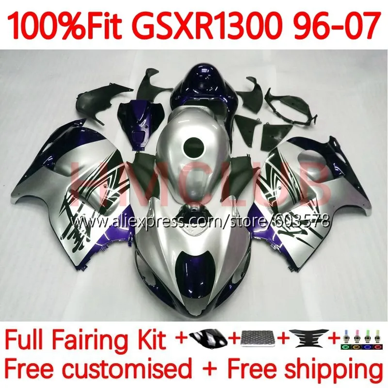 Injection For SUZUKI Hayabusa GSXR1300 GSXR 1300 CC 1996 1997 1998 1999 2000 2001 02 03 04 05 06 07 Fairing 105No.182 silver blk
Injection For SUZUKI Hayabusa GSXR1300 GSXR 1300 CC 1996 1997 1998 1999 2000 2001 02 03 04 05 06 07 Fairing 105No.182 silver blk