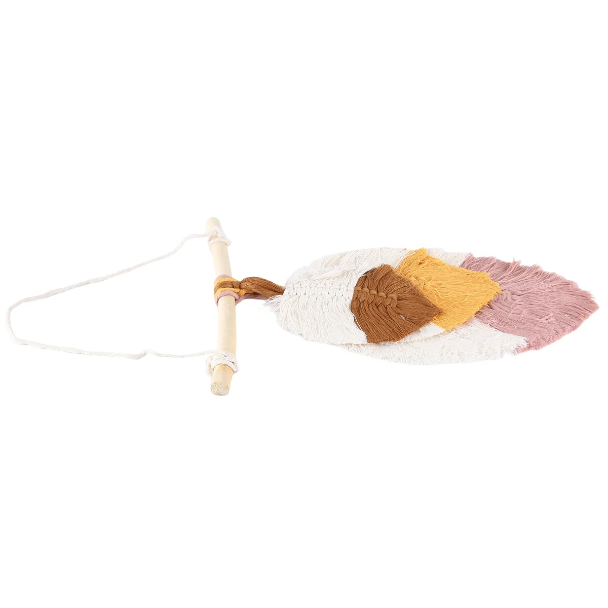 Multicolor Leaf Shaped Macrame Wall Hanging Cotton Weaving Handmade Wall Decor for Bedroom Home Decoration B
Multicolor Leaf Shaped Macrame Wall Hanging Cotton Weaving Handmade Wall Decor for Bedroom Home Decoration B