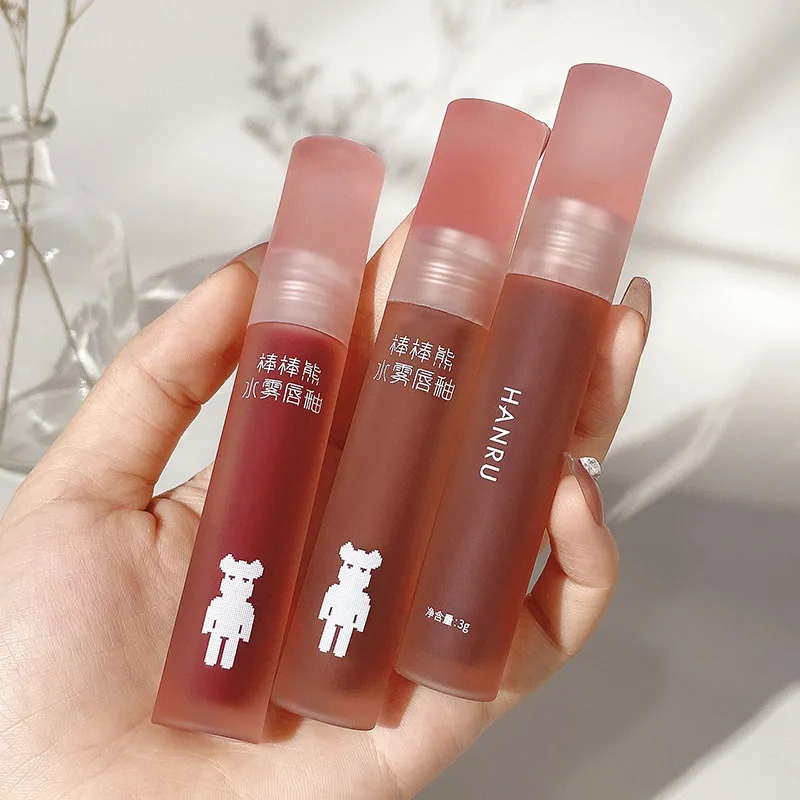 Lip Tint Korean Bear Lip Gloss Tubes Matte Mist Waterproof Lip Gloss Cheap Cosmetics Makeup Long Lasting Color Stay Lip Stain
Lip Tint Korean Bear Lip Gloss Tubes Matte Mist Waterproof Lip Gloss Cheap Cosmetics Makeup Long Lasting Color Stay Lip Stain