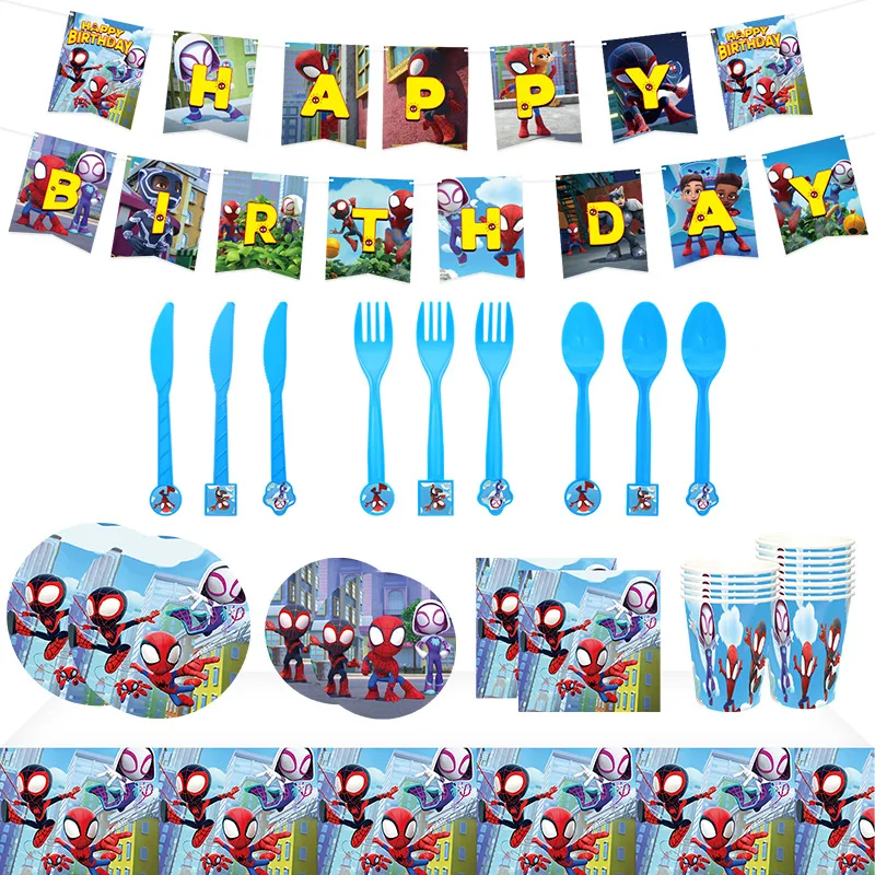 Marvel Spiderman Kids Birthday Party Decorations Super Hero Theme Event Supplies Latex Aluminum Foil Balloons Mask Tableware
Marvel Spiderman Kids Birthday Party Decorations Super Hero Theme Event Supplies Latex Aluminum Foil Balloons Mask Tableware