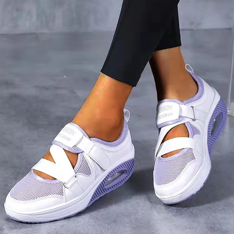 Sneakers Women Casual Shoes Woman Platform Summer Hollow Mesh Breathable Shoes Wedge Shoes Ladies Fitness Shoes Flats Plus Size
Sneakers Women Casual Shoes Woman Platform Summer Hollow Mesh Breathable Shoes Wedge Shoes Ladies Fitness Shoes Flats Plus Size