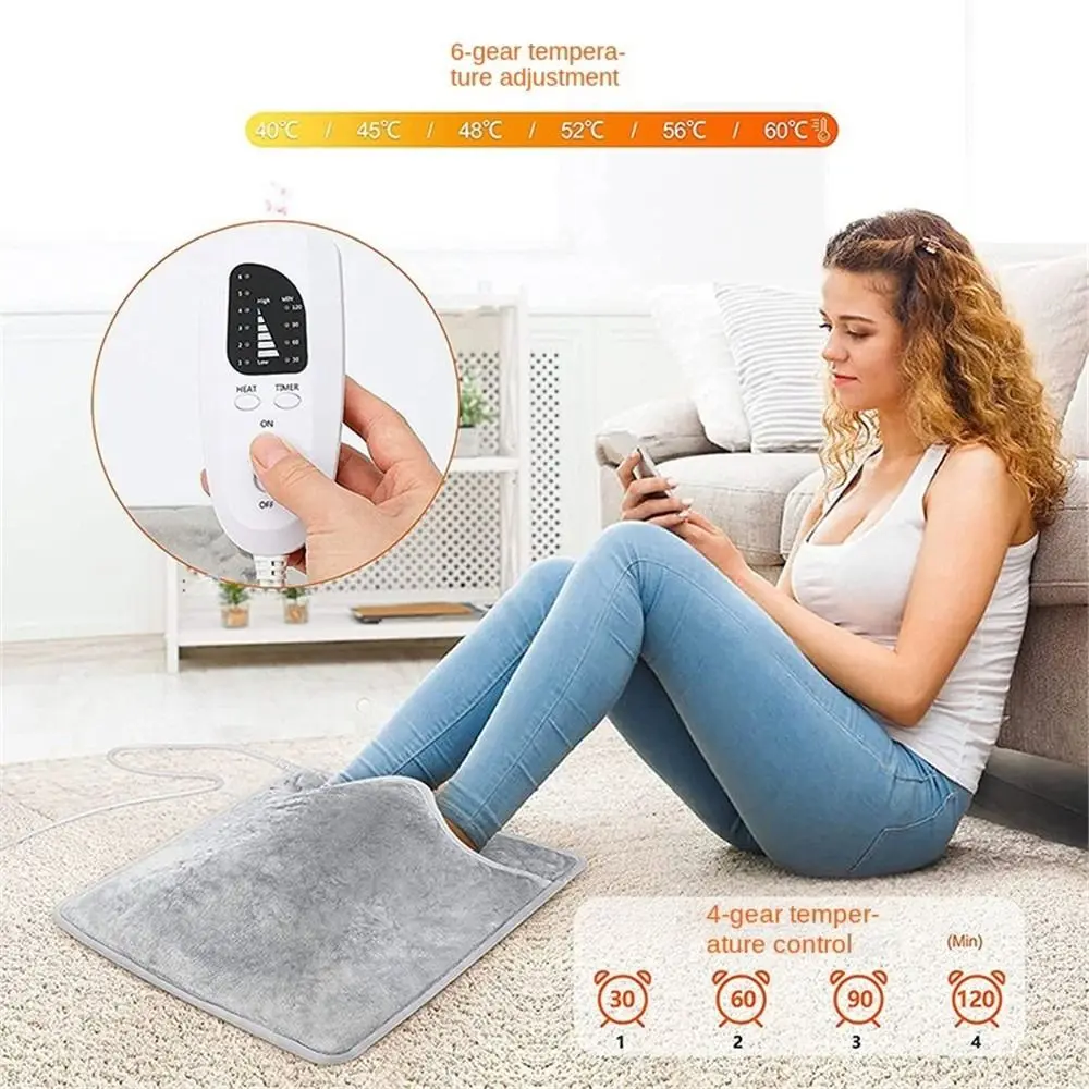 Cramps Shoulders 6 Temperatures 4 Timer Settings Heated Foot Warmers Electric Foot Heating Pad Heating Pad
Cramps Shoulders 6 Temperatures 4 Timer Settings Heated Foot Warmers Electric Foot Heating Pad Heating Pad