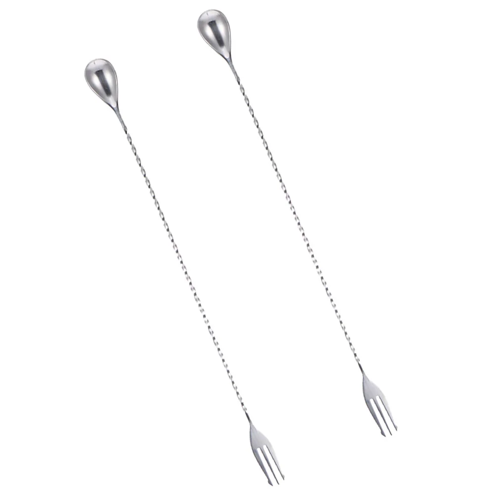 2Pcs Stainless Steel Stirring Spoons Cocktail Stirrers Handle Cocktail Stirring Sticks Bar Supplies
2Pcs Stainless Steel Stirring Spoons Cocktail Stirrers Handle Cocktail Stirring Sticks Bar Supplies