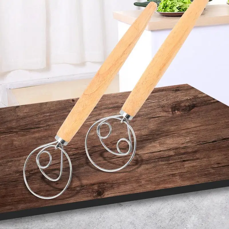 Handheld Whisk Reliable Material Smooth Wooden Handle Whisk Convenient Time Saving Easy To Use Whisk For Home Kitchen Restaurant
Handheld Whisk Reliable Material Smooth Wooden Handle Whisk Convenient Time Saving Easy To Use Whisk For Home Kitchen Restaurant