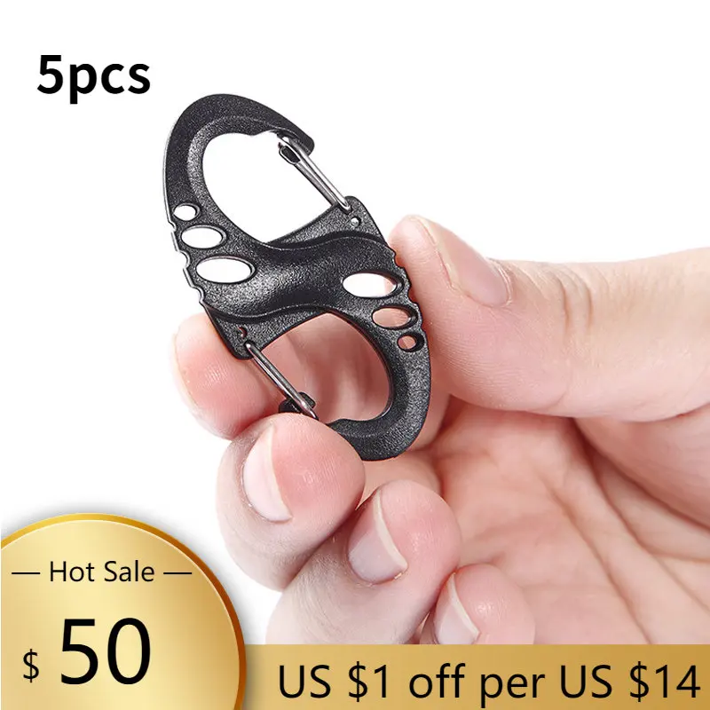 Hollow Mini 8 Shape Carabiner 60kg Load Bearing Backpack Clasps Climbing Hook EDC Keychain Camping Survival Gear Bottle Buckle
Hollow Mini 8 Shape Carabiner 60kg Load Bearing Backpack Clasps Climbing Hook EDC Keychain Camping Survival Gear Bottle Buckle