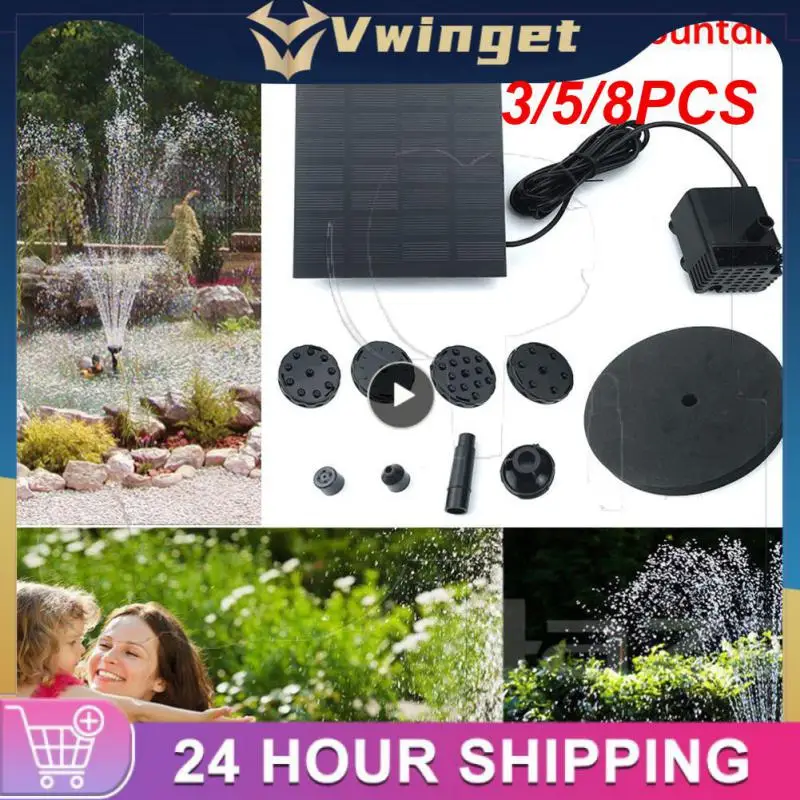 3/5/8PCS Garden Pool Pool Fountain Portable Solar Fountain Water Pump Floating Solar Decorative Fountain For Bird Bath
3/5/8PCS Garden Pool Pool Fountain Portable Solar Fountain Water Pump Floating Solar Decorative Fountain For Bird Bath