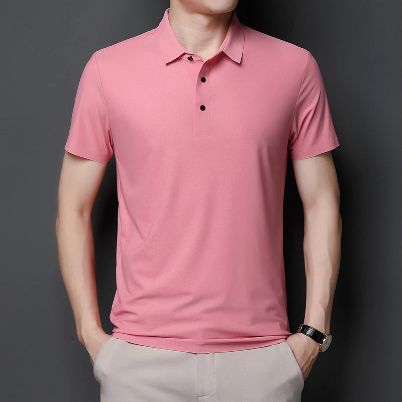2022 New Summer Fashion Solid Shirt Men Fashion Clothing Short Sleeve Casual Fit Slim Man Polo Shirt Button Collar Tops
2022 New Summer Fashion Solid Shirt Men Fashion Clothing Short Sleeve Casual Fit Slim Man Polo Shirt Button Collar Tops