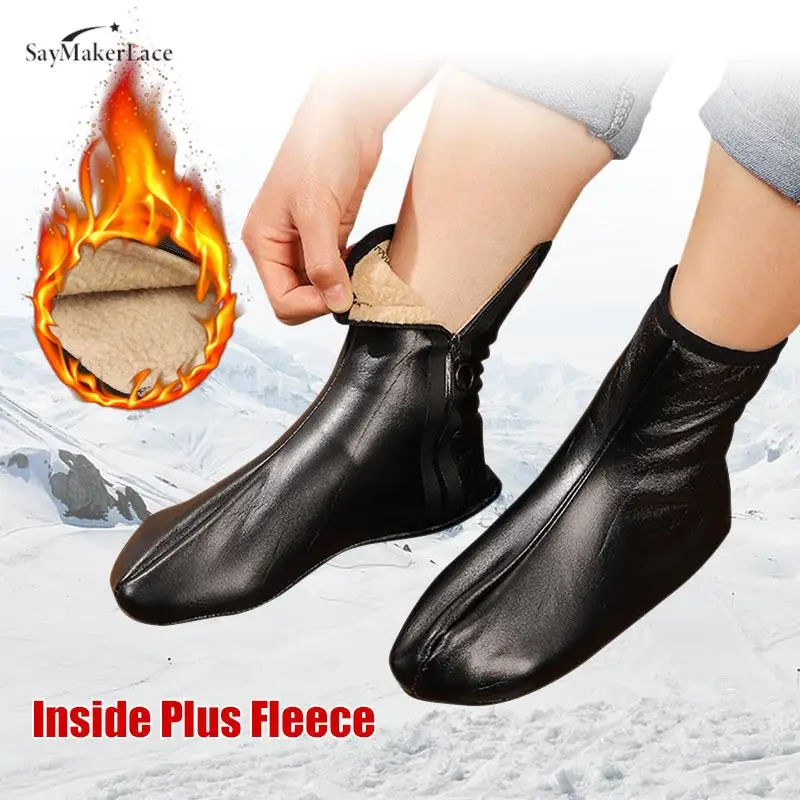 New Fashion Of Warm Socks Unisex Winter Warm Leather Plus Velvet Thickened Thermal Zipper Indoor Soft Non-Slip Leather Socks
New Fashion Of Warm Socks Unisex Winter Warm Leather Plus Velvet Thickened Thermal Zipper Indoor Soft Non-Slip Leather Socks