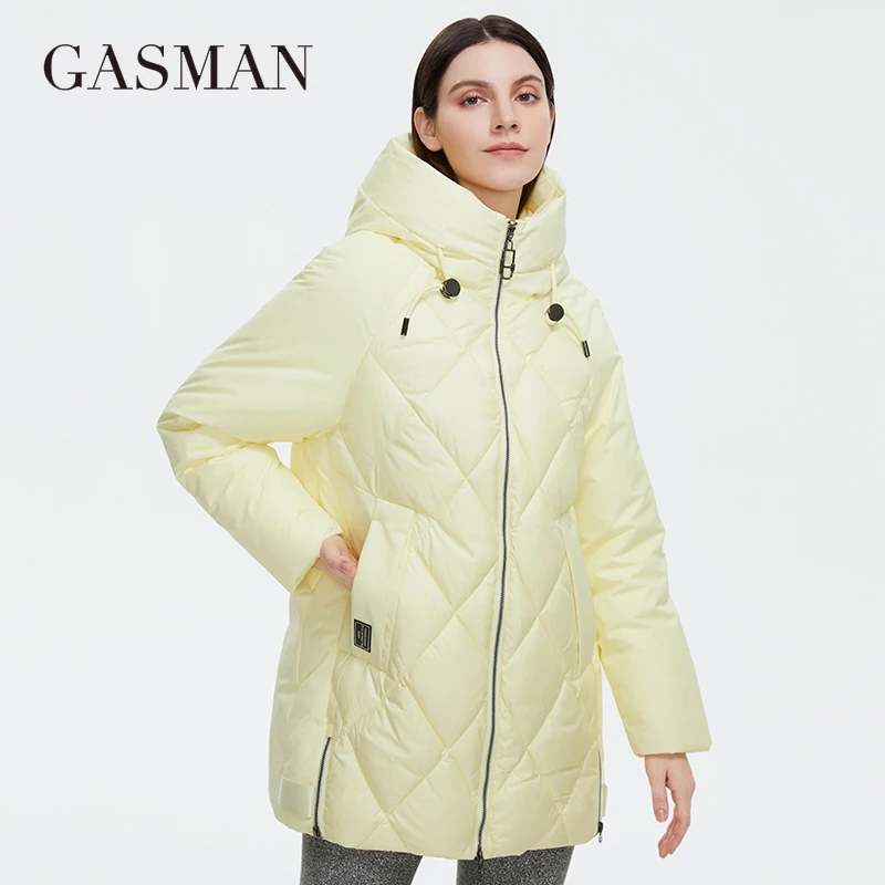 GASMAN 2022 Winter down jacket collection Fashion Solid Stand-up collar Women Coat Elegance Hooded Women's jackets 8198
GASMAN 2022 Winter down jacket collection Fashion Solid Stand-up collar Women Coat Elegance Hooded Women's jackets 8198