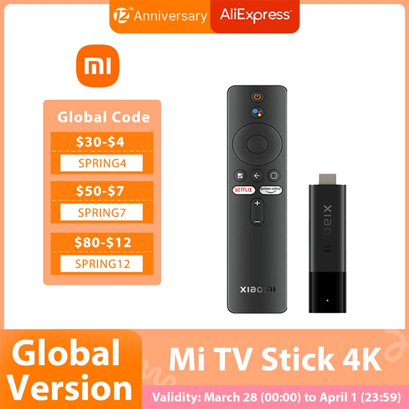 XIAOMI Mi TV Stick 4K смартфон с четырёхъядерным процессором, ОЗУ 2 Гб, ПЗУ 8 Гб
XIAOMI Mi TV Stick 4K смартфон с четырёхъядерным процессором, ОЗУ 2 Гб, ПЗУ 8 Гб