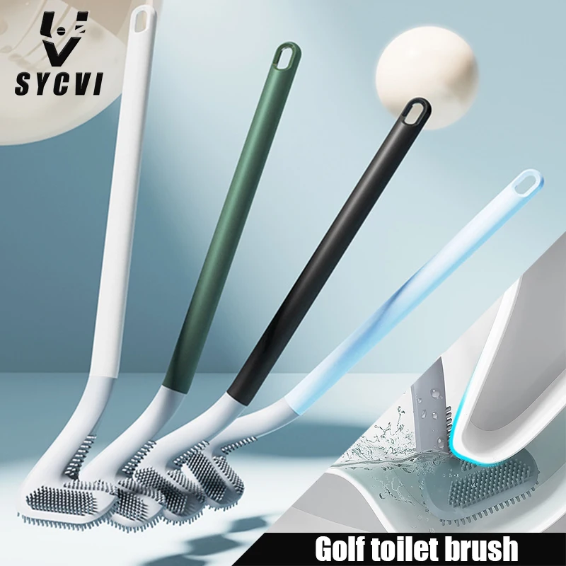 Silicone Bristle Golf Toilet Brush for Bathroom Storage and Organization Bathroom Cleaning Tool WC Accessories Toilet Brush
Silicone Bristle Golf Toilet Brush for Bathroom Storage and Organization Bathroom Cleaning Tool WC Accessories Toilet Brush