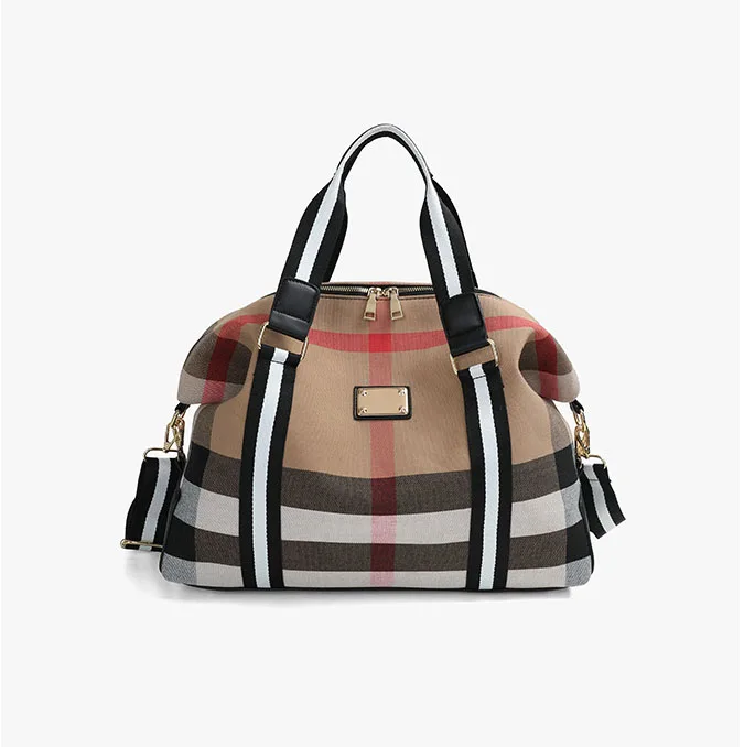 2022 Female Designer Handbag Plaid Canvas Women Handbags Purses Shoulder Bags Designer Bag Female Striped Large Lady Messenger B
2022 Female Designer Handbag Plaid Canvas Women Handbags Purses Shoulder Bags Designer Bag Female Striped Large Lady Messenger B