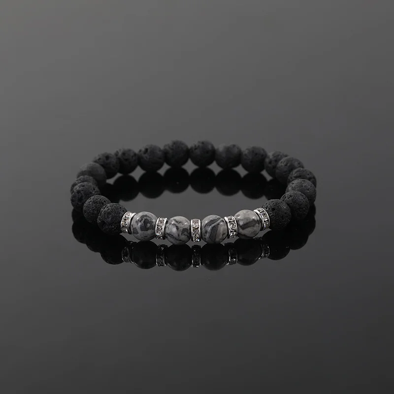 Men's bracelet Natural Stone Beads Bracelet Volcanic rock Rhodonite Moonstone Agates Hematite Bracelets For Women Men
Men's bracelet Natural Stone Beads Bracelet Volcanic rock Rhodonite Moonstone Agates Hematite Bracelets For Women Men