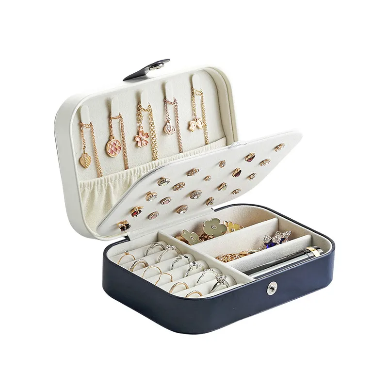 Travel Jewelry Storage Box Cosmetic Jewelry Casket Makeup Organizer Lipstick Storage Box Beauty Container Necklace Birthday Gift
Travel Jewelry Storage Box Cosmetic Jewelry Casket Makeup Organizer Lipstick Storage Box Beauty Container Necklace Birthday Gift