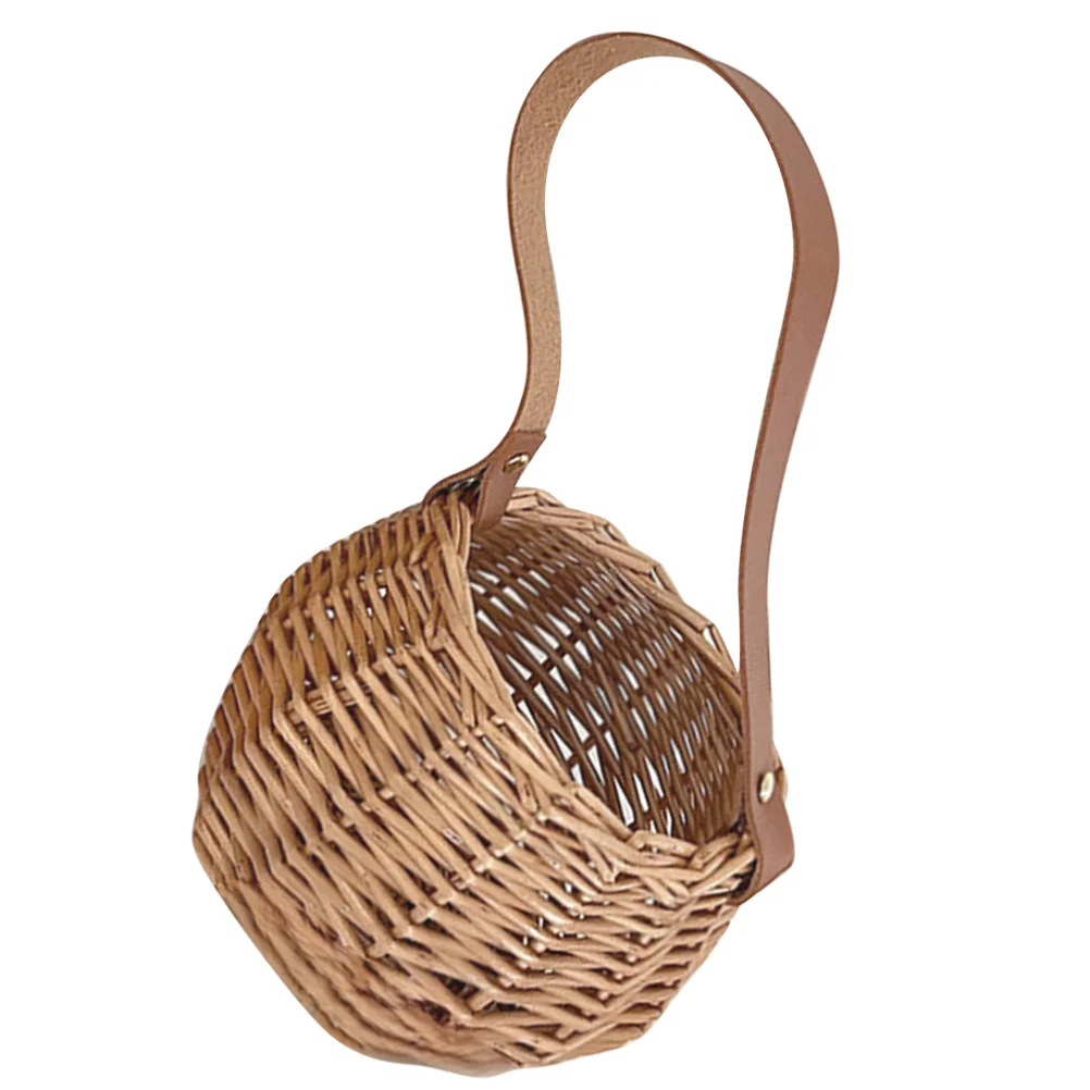 Flower Girl Wedding Basket Woven With Handle Weaving Storage Holder Hand-woven Wicker Arrangement
Flower Girl Wedding Basket Woven With Handle Weaving Storage Holder Hand-woven Wicker Arrangement