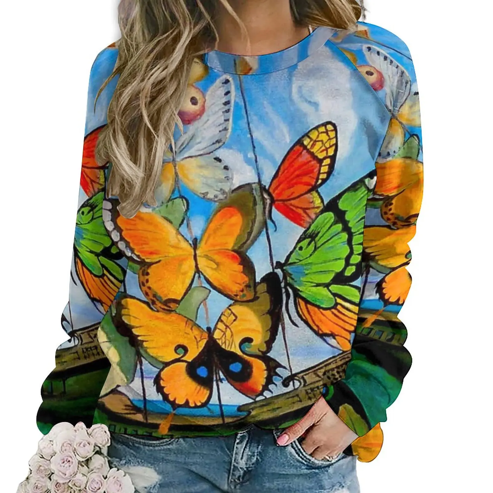Butterfly Ship Hoodies Woman Abstract Painting Print Hip Hop Casual Hoodie Autumn Long Sleeve Retro Custom Clothing Big Size 3XL
Butterfly Ship Hoodies Woman Abstract Painting Print Hip Hop Casual Hoodie Autumn Long Sleeve Retro Custom Clothing Big Size 3XL