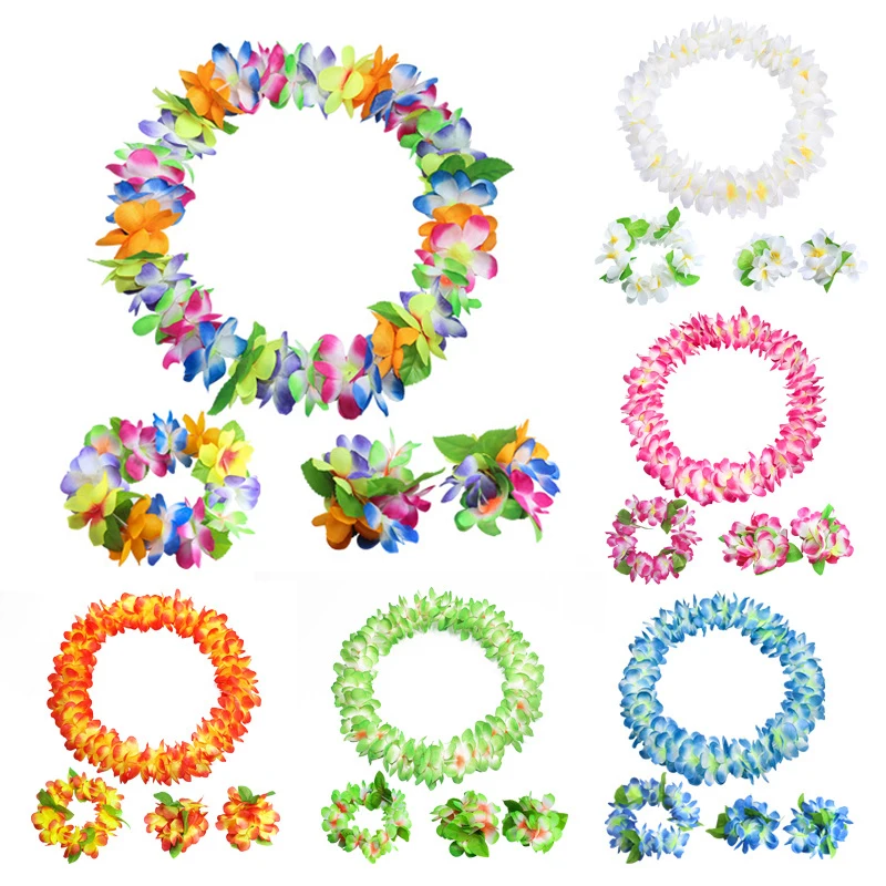 4Pcs/set Wedding Birthday Decor Artificial Flowers Leis Necklace Summer Luau Party Flower Wreath Garland Tropical Hawaiian Party
4Pcs/set Wedding Birthday Decor Artificial Flowers Leis Necklace Summer Luau Party Flower Wreath Garland Tropical Hawaiian Party