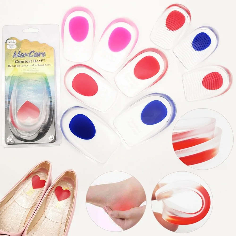 Heel Pad Silicone Heel Pad Transparent Sports Shock Absorption Inner Raised Insole U-shaped Heel Pad Pu Half Size Heel Pad
Heel Pad Silicone Heel Pad Transparent Sports Shock Absorption Inner Raised Insole U-shaped Heel Pad Pu Half Size Heel Pad