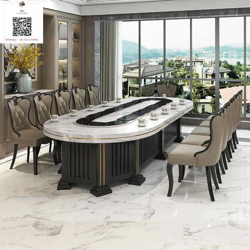 Dining Room Rectangular Electric Dining Table 20-person Long Table Oval Table Automatic Business Table 3.6m
Dining Room Rectangular Electric Dining Table 20-person Long Table Oval Table Automatic Business Table 3.6m